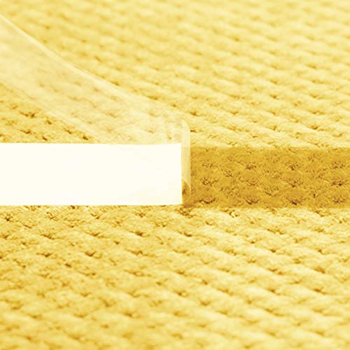 Kingole Flannel Fleece Luxury Throw Blanket, Yellow King Size Jacquard Weave Pattern Cozy Couch/Bed Super Soft And Warm Plush Microfiber 350Gsm (108 X 90 Inches) #TOP5