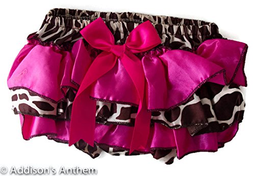 Addi Anthem Pink Giraffe Ruffle Bottoms (12 to 24 Months)