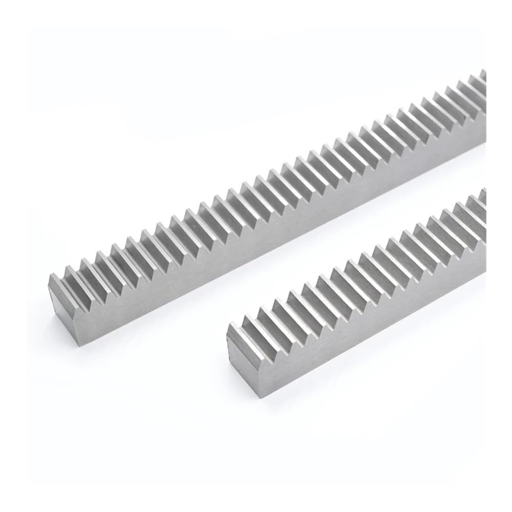 1 Stück 1Mod 1 Modulus Zahnstange Stahl 15 x 15 x 500 mm + 1 Stück 1Mod 45 Zähne Ritzel Bohrung 6/8/10/12 mm Stahl #45 Zahnrad Metall Getriebe (6 mm Loch, 45T Getriebe)