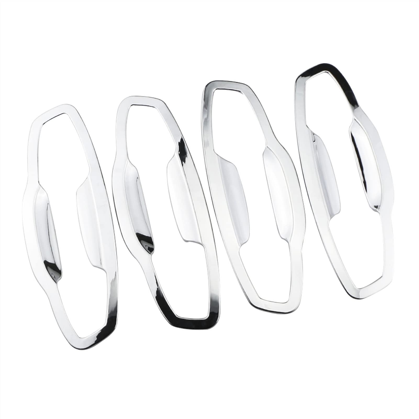 Qwqthgs One Color Car Exterior Door Handle Cap For Vw Golf 7 Mk7 .5 2013-2019 Car Abs Chrome Handle Protective Cover Door Outer Bowls Trim