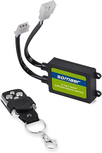 Miniatura 1 de Interruptor de control remoto de barra de luz LED interruptor remoto de arnés de cableado de relé controlador inalámbrico encendidoapagado