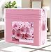 Elegant Comfort Wrinkle-Free 1500 Thread Count Egyptian Quality Deep Pocket, 4-Piece Bed Sheet Set , King, Periwinkle-Light Pink