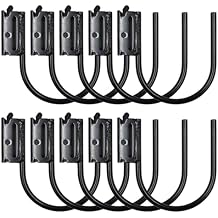 10 Pack Heavy Duty E-Track J Hooks, 5 J Hooks for Cargo Tie Down Systems in Trucks, Trailers, Vans, E-Track Spring Fitting Attachments