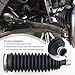 Car Inner Tie Rod Boot with Clips/Fastening Straps Replacement OEM 4553529015/103-3069,Anti-dust Rack and Pinion Boot Compatible with Volvo/Mazda/Toyota,Professional Steering Rack Boots