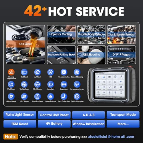 Image of XTOOL D8W Bidirectional Scan Tool with AI-Assisted, 3 Years Free Update | OE-Level Full System Diagnosis, ECU Coding, Topology Scanner, 42+ Reset Services Wireless OBD2 Scanner, CAN FD & DoIP