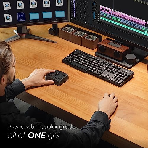TOUR BOX Elite, Controlador de Edición de Vídeo y Fotografía, Bluetooth Teclado Personalizable de Atajos, Consola de Equipo Creativo para Photoshop Lightroom Premiere, Tableta Gráfica Windows Mac PC - imagen 6