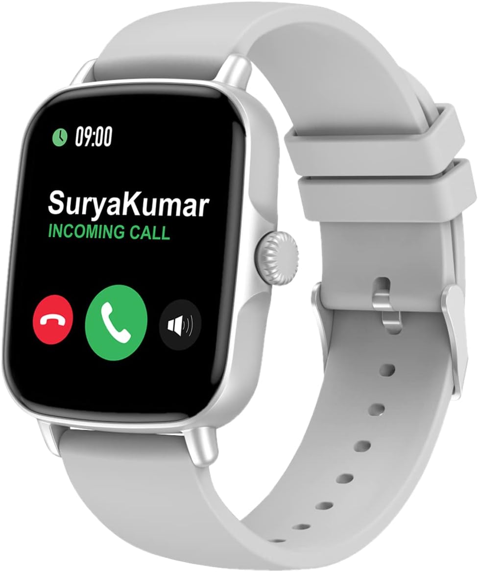 Maxima Max Pro Turbo Smartwatch with Voice AI (Google/Siri) Assistant, 1.69” Premium HD Full Touch Display with 550 Nits Brightness, Bluetooth Calling, Heart Rate/SpO2 Monitor, AI Sleep Monitoring