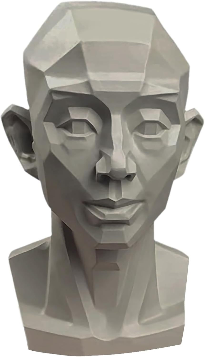 Planar Head Model Drawing Mannequin Artists Learn Planes of Face Human Manikin Head for Medical and Artistic Drawing Skecthing Painting