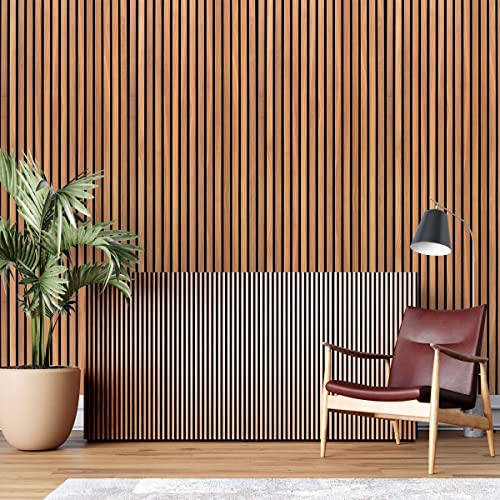 Image of Hotegxa Wooden Louvers Wood Pattern Wallpaper for Walls | Self-Adhesive Wall Sticker for Home | Textured Wood Design for Bedroom, Living Room, Kitchen, TV Unit, Office & Furniture (45 x 300 cm)