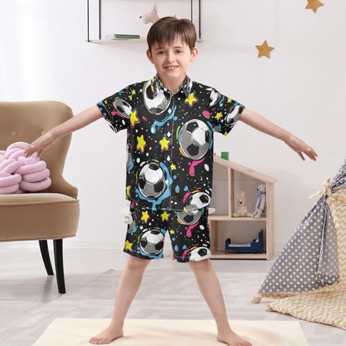 Image of Boccsty Ice Cream Drip Boy Summer Shorts Sets Hawaiian Toddler Boys T-Shirt & Pants 2 Pcs 3T-10T