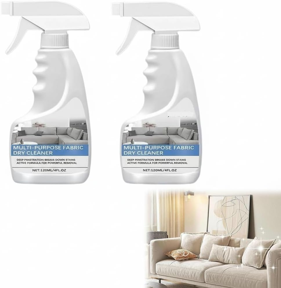 Stain Remover for Carpet – Upholstery Cleaner Spray for Sofa, Couch, and Furniture Fabric, 120ML Stain and Odour Remover for Fabric, Couch, and Sofa Cleaning