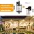 Roravilila 18” 2-Pack Black Porch Lights Outdoor Light Fixtures, Anti-Rust Aluminum Exterior Light Fixtures with Clear Glass Wall Mount Lanterns Outside Lights for House, IP65 Waterproof Wall Lights