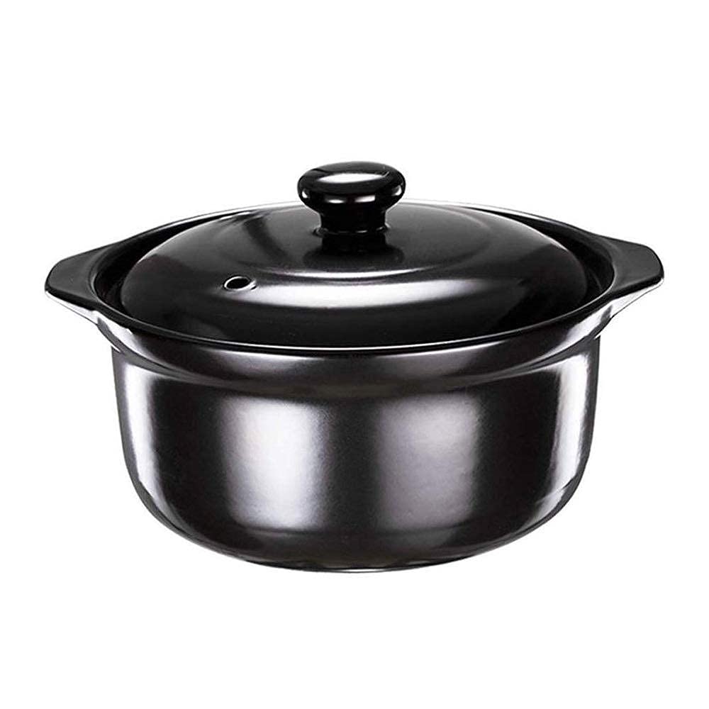 Casserole en argile pot à ragoût en terre cuite et faitout en céramique naturelle