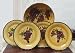 Tuscany Grape 10" 4 Piece Dinner Plate Set