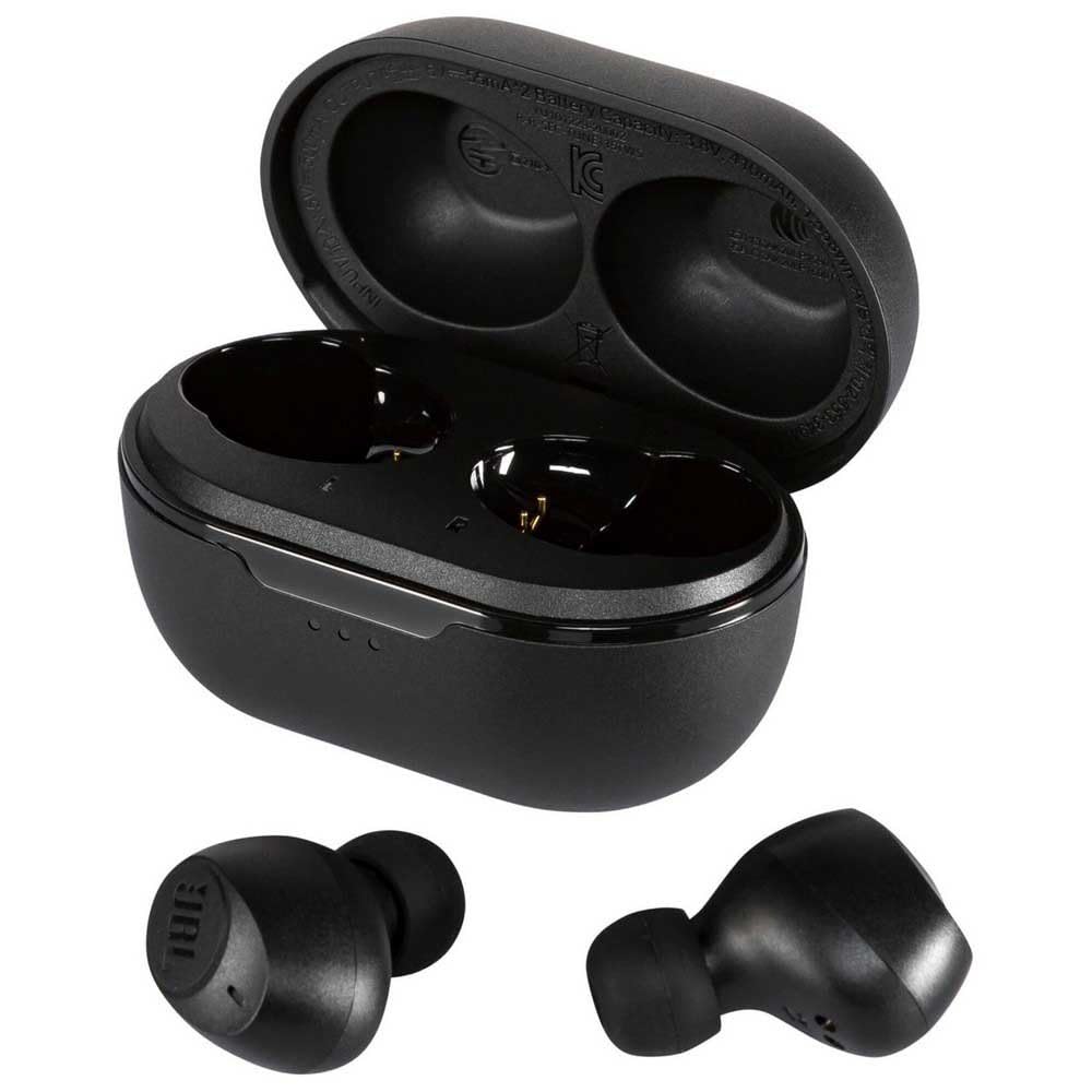 JBL Tune 115 TWS True Wireless Bluetooth Earbuds with Charging Case, Black
