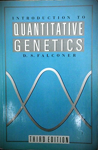 Introduction to Quantitative Genetics 0470211628 Book Cover