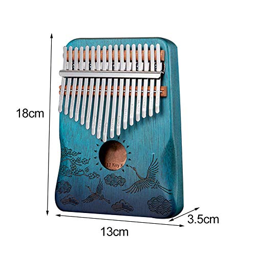 Kalimba Duimpiano houten duimpiano kinderen volwassenen draagbaar geschenk duim piano akoestiek beginners… - Image 3