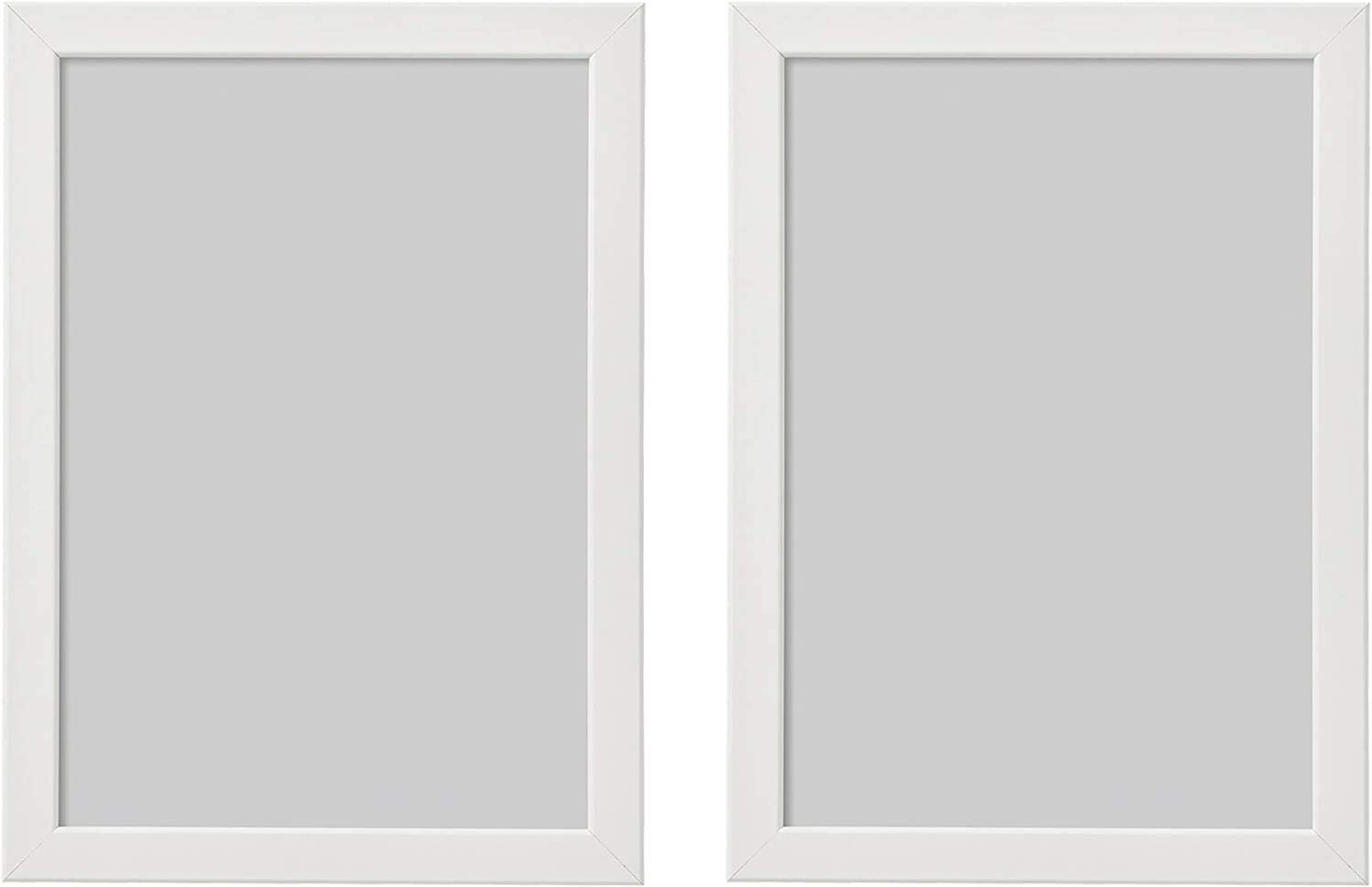 IKEAFISKBO Frame 21x30 cm, Photo frames put those moments you’ve captured on display [WHITE, 2PCS]