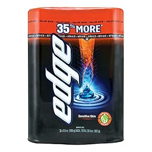 Edge Sensitive Skin Advanced Shave Gel (9.5 Ounce, 3 Pack)