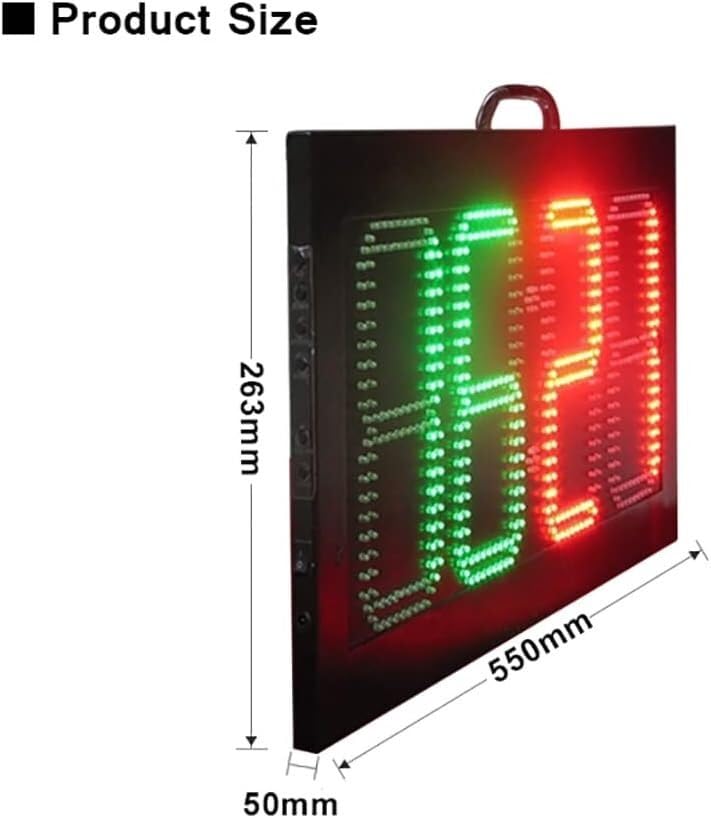 Marcador electrónico sustitución fútbol LED simple miniatura 2