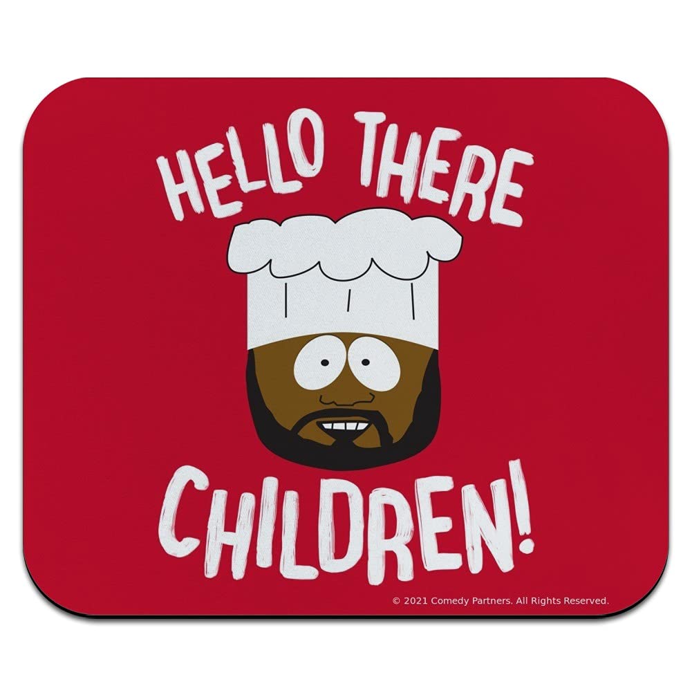 GRAPHICS & MORE South Park Chef Hello Children Low Profile Thin Mouse Pad Mousepad