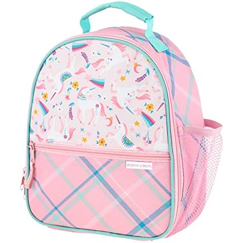 Stephen Joseph Pink Unicorn Lunchbox with Pockets Cover