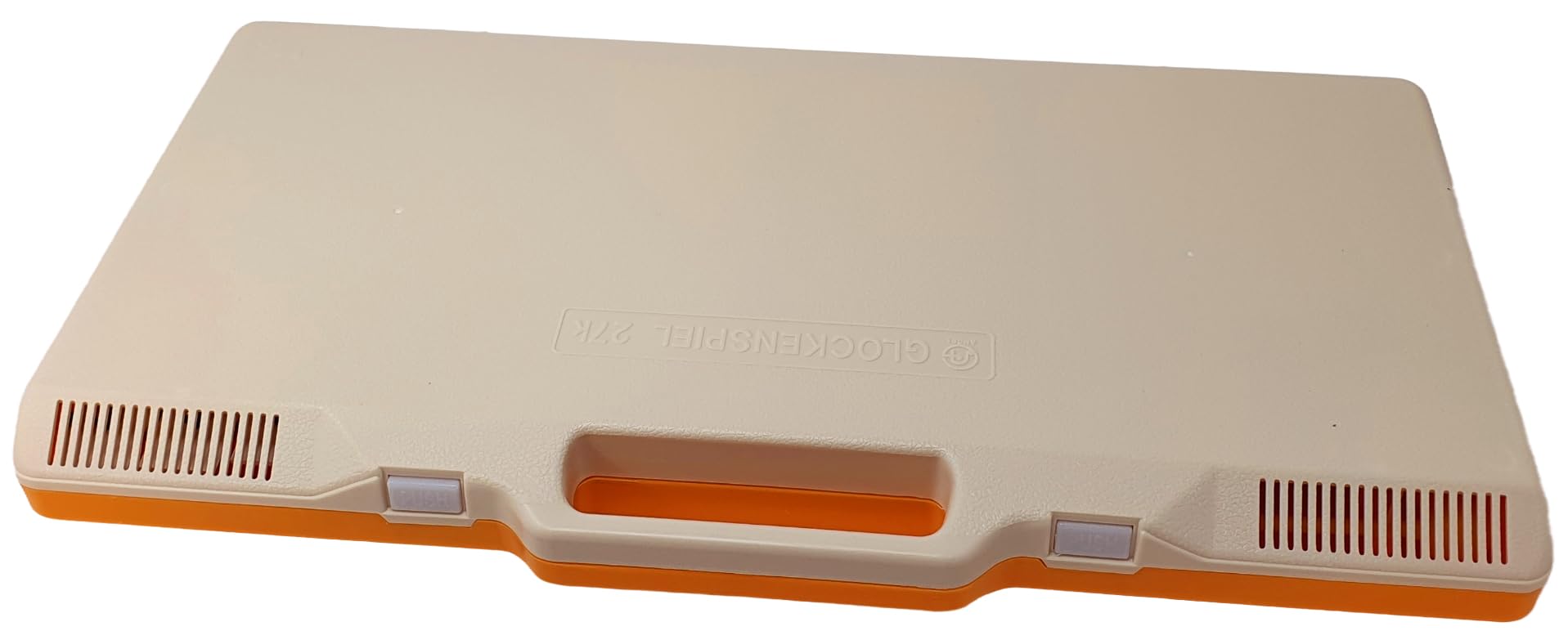 ROCKSTAR - Glockenpiel Carrillón Metalófono AG27K Cromático, 27 Teclas Negras y Blancas con Estuche, 4 Mazas y Paño de limpieza. Xilófono para Estudiantes y Profesionales, Instrumento Musical