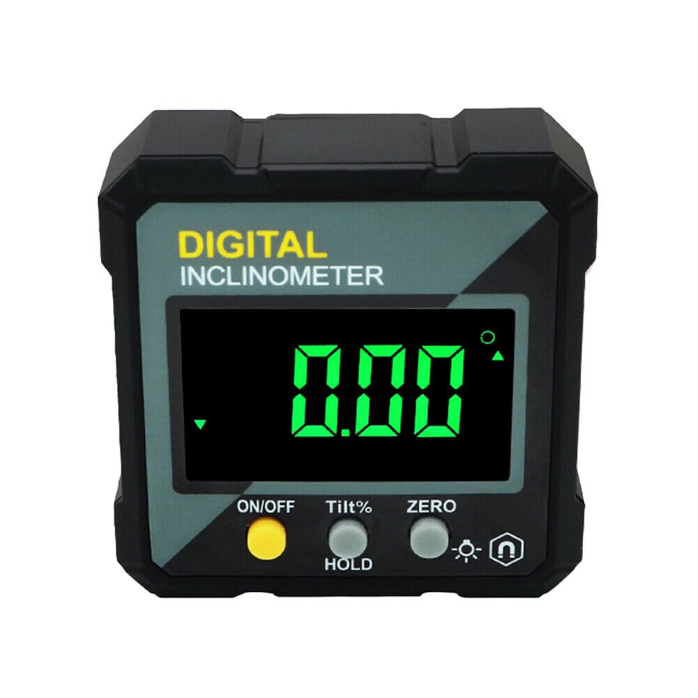 LABART Mini Digital Protractor with Base Inclinometer Compact