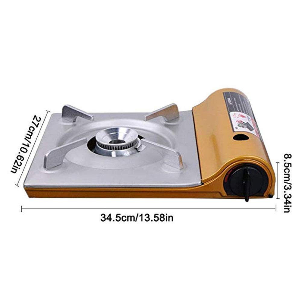 RajoNN Cuisinière à gaz à Cassette extérieure Portable Ultra léger Coupe-Vent Barbecue à gaz Sauvage pour Camping randonnée Barbecue cuisinière de Voyage Grill