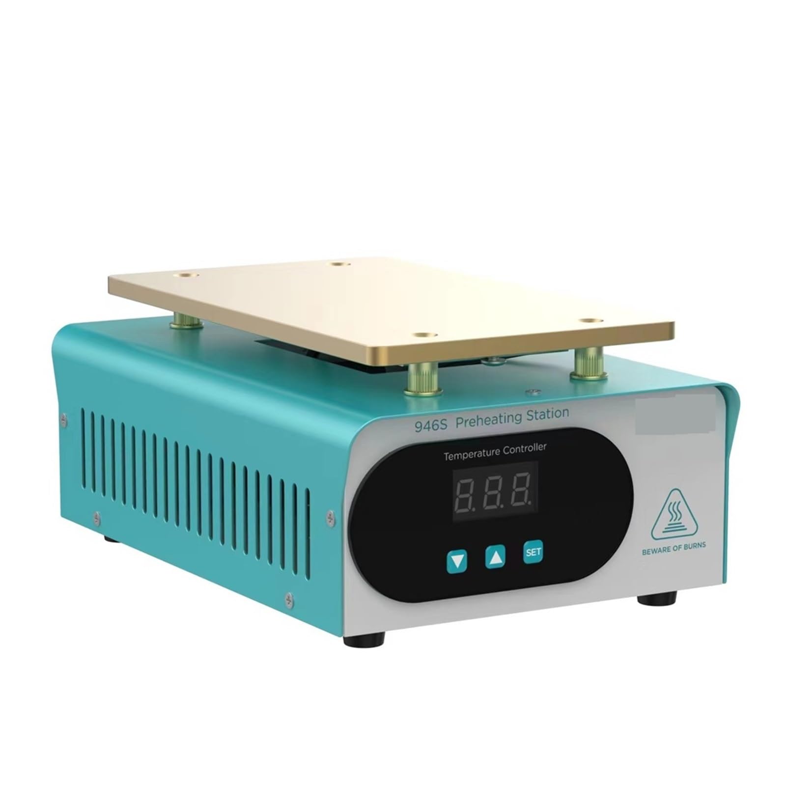 Piastra riscaldante per saldatura, Preriscaldare Statione + accessori piastra riscaldante piattaforma digitale preriscaldatore da 7 pollici for separatore schermo LCD telefono 946S per laboratorio di
