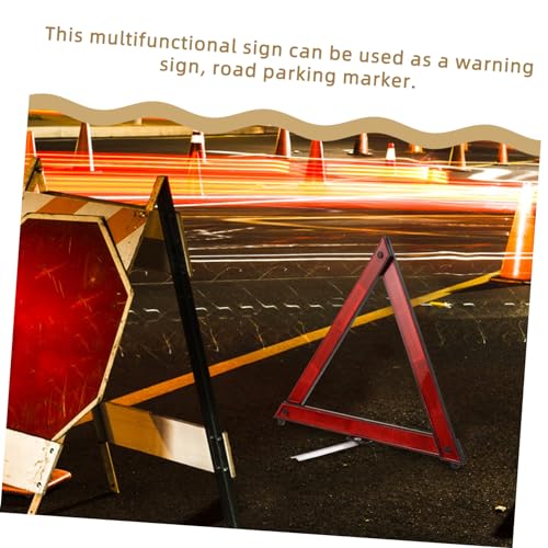 3 Triángulos Reflectivos de Emergencia para Carro miniatura 5