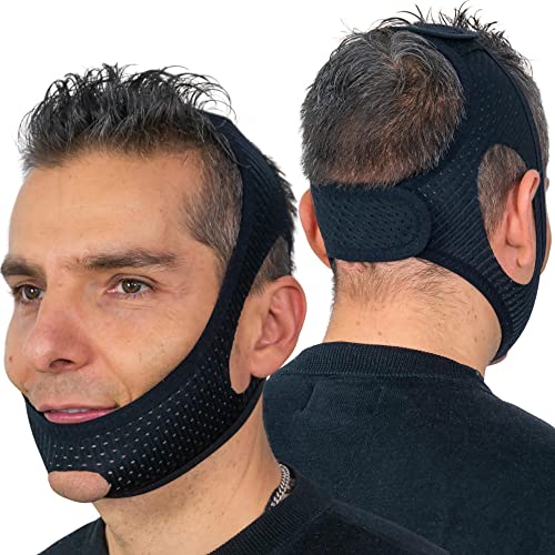 Dysnosis Chin Strap - Chin Strap for Cpap Users - Cpap Chin Strap - Anti snoring Chin Strap - Chin Strap for snoring - Anti Snore Chin Strap - Cpap Chin Straps for Men and Women