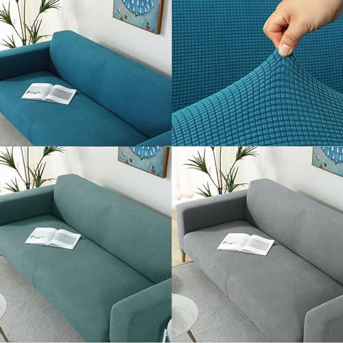 Housse de canapé extensible ARIASS XL noire imperméable et antidérapante - 8