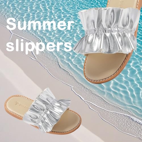 Image of THEE BRON Girls Cute Slip-On Slippers Stylish Sandals for Toddlers & Kids