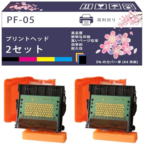 Canon プリントヘッド　PF-05  2個セット Canon プリントヘッド PF-05 2個セット Amazon.co.jp: キヤノン PF-05