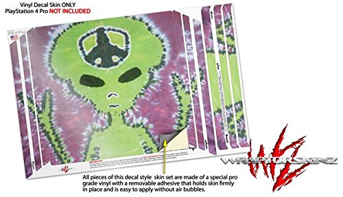 Vista 3 de WraptorSkinz PS4 Pro Skin Phat Dyes - Alien - 100 - Decal Style Skin Wrap fits Sony PlayStation 4 Pro Console