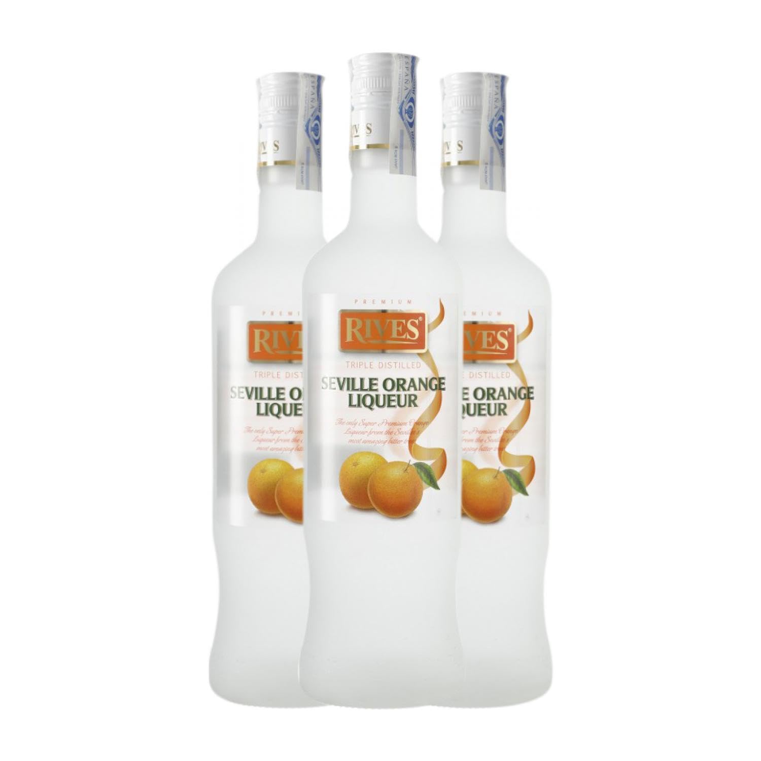 Licores Rives Triple Sec 70 cl (Caja de 3 Botellas de 70 cl)