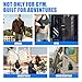 NATURE PIONEOR Magnetic Gym Bag for Men and Women - Magnet Water Bottle Holder Sling Carrier with Crossbody Shoulder Strap,Gym Accessories Pouch,Phone Pockets for Sports,Walking,Travel,Workout,Black