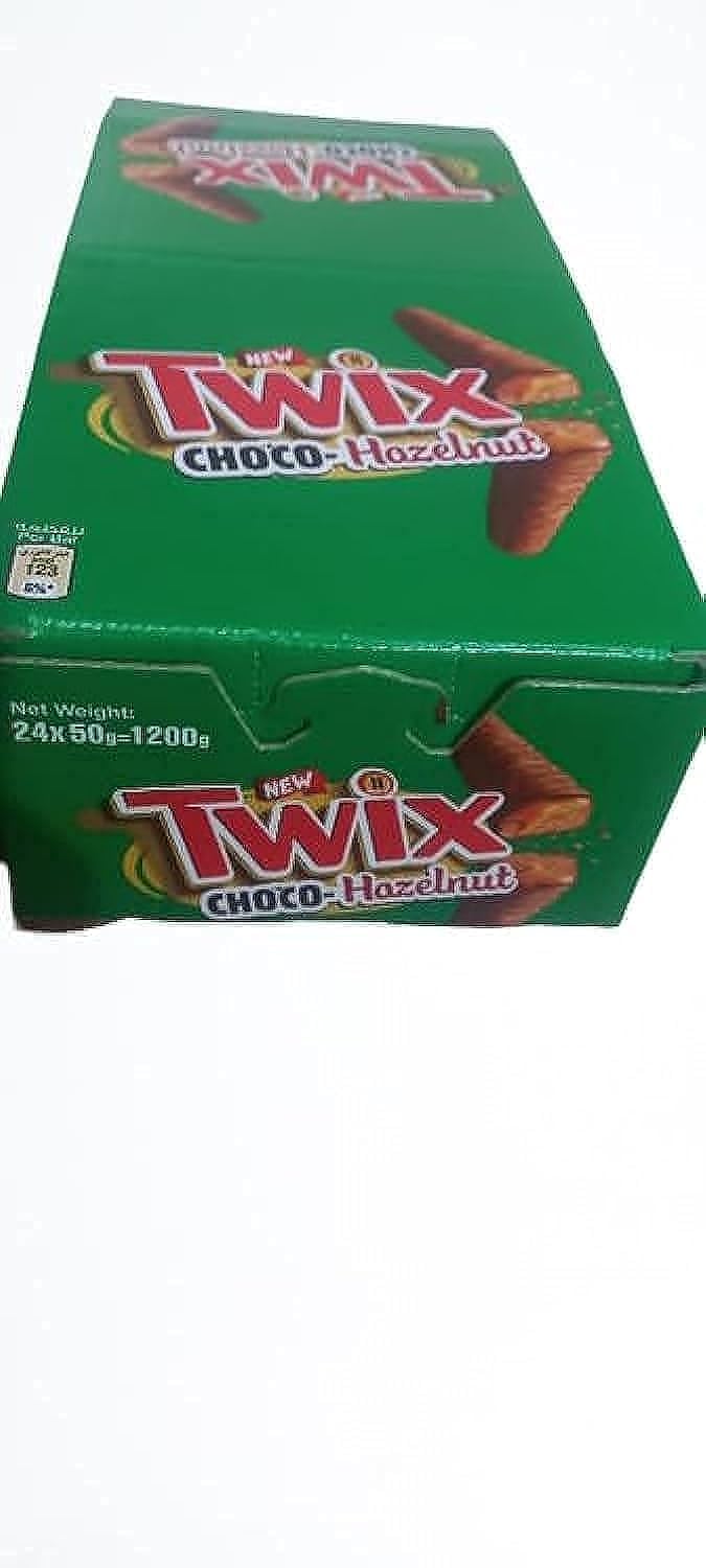 Twix Twin Hazelnut Chocolate Box 50gx24