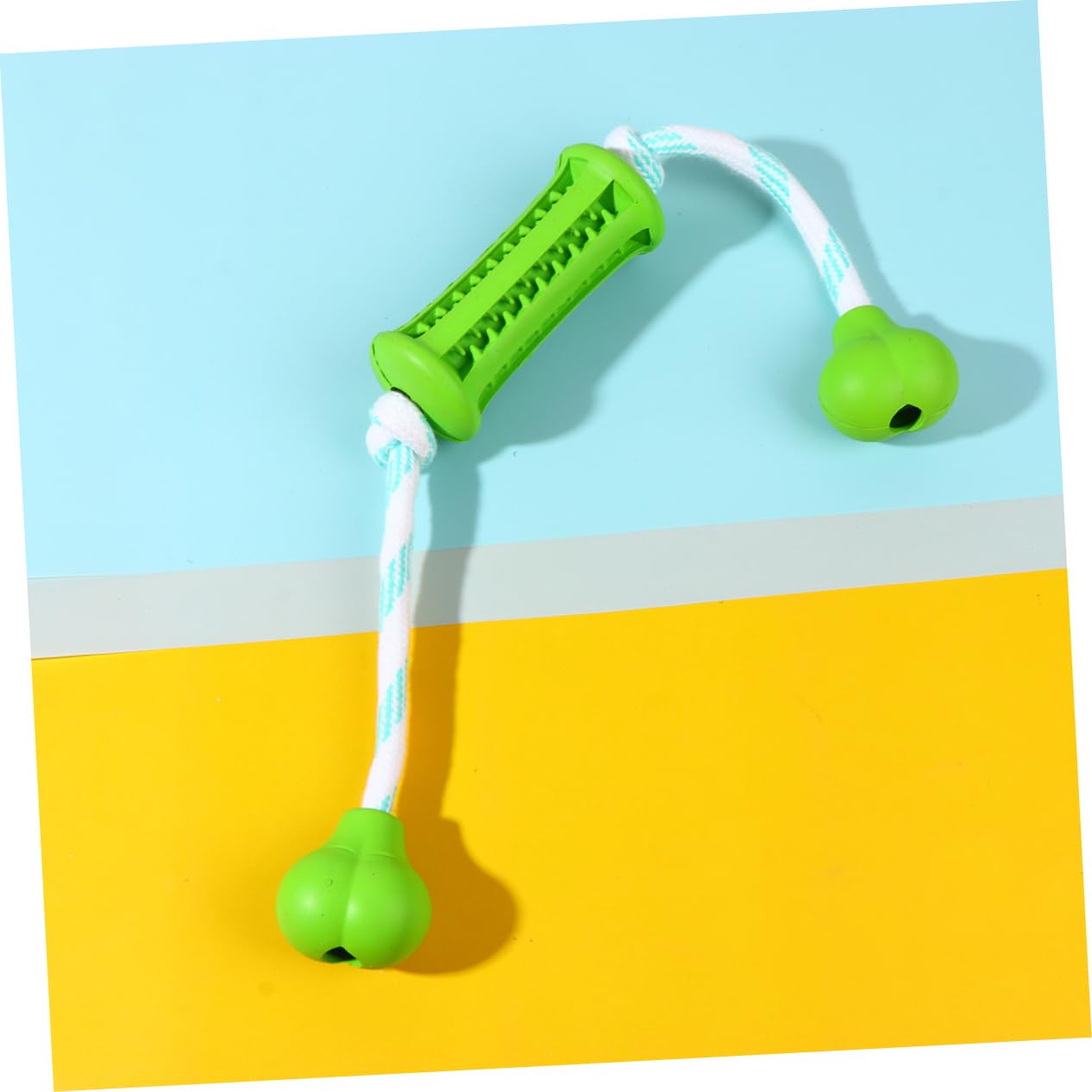 INOOMP 3piezas Juguete para Perros Cuidado Cepillo De Dientes para Mascotas Juguete De Masticar y Limpieza para Cachorros y Perros Pequeños Verde