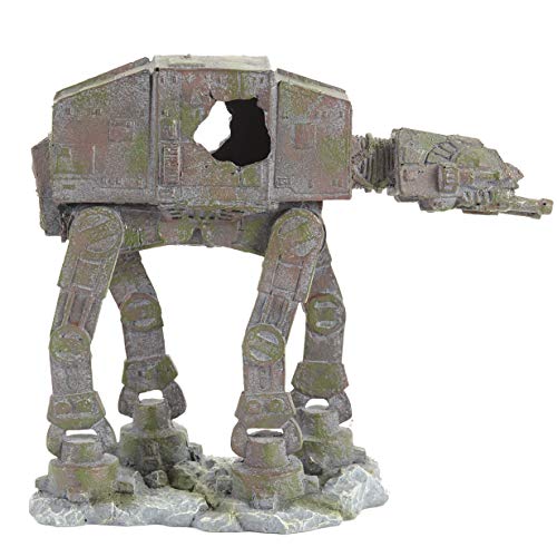 Pet Ting Star Wars at-at Fighter Ornament for Aquarium and Vivarium Decoration Pet Ting Star Wars at-at Fighter Ornament for Aquarium and Vivarium Decoration