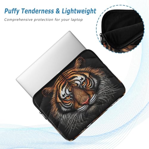 Funda Vintage Tiger Negra para Portátil 13-14 Pulgadas miniatura 5