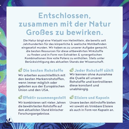 Stresstropfen - natürliches Stress-Management & Entspannung mit Myo-Inositol, Zink, adaptogenen Kräutern, Wurzeln & Pilzen wie Schisandra, Rosenwurz, Reishi, Ashwagandha & B12 - vegan - 50ml Tropfen