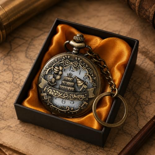 Image of Antique Bronze Pocket Premium Vintage Theme Metallic Home Key Chain & Key Rings | Best Gift for Men, Woman, Boys & Girls on their Special Occassions