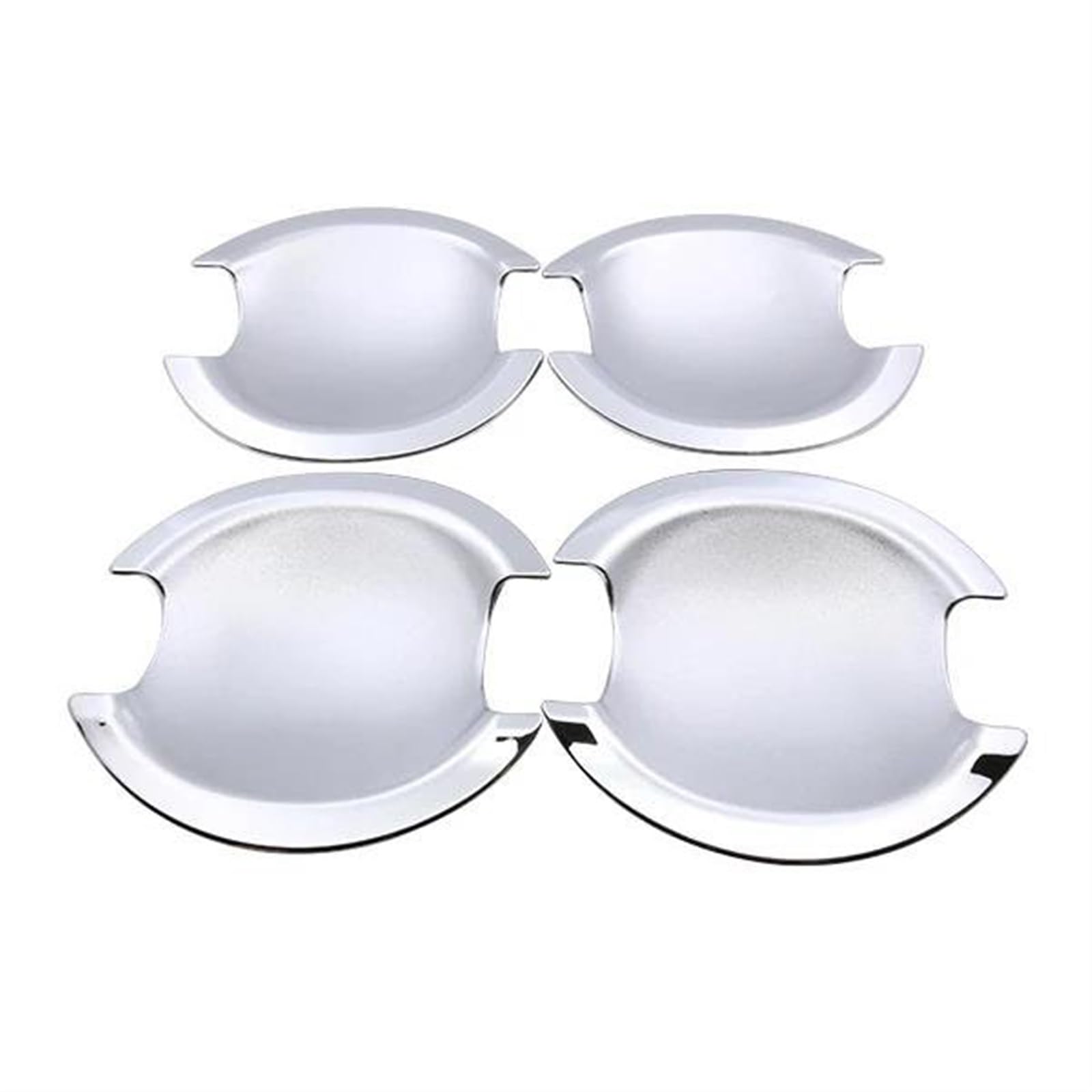 NMJLQW Car Door Handle Trim ABS Exterior Strip Cover Decorative for Mitsubishi for Lancer 10 X EX 2007-2016(Style 3)