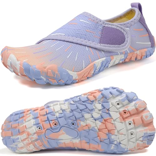 Image of Quickshark Kids Water Shoes Boys Girls Barefoot Aqua Socks Outdoor Indoor Quick Dry Sandals Lightweight Slip On Walking Sneakers for Beach Pool Swim (Little Kid /Big Kid)