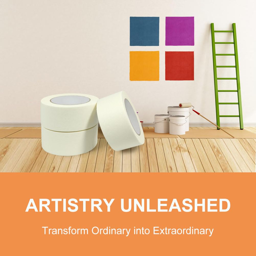 Lot De 4 Rouleaux De Ruban Crêpe-50 M X 24 Mm-Bleu-Ruban