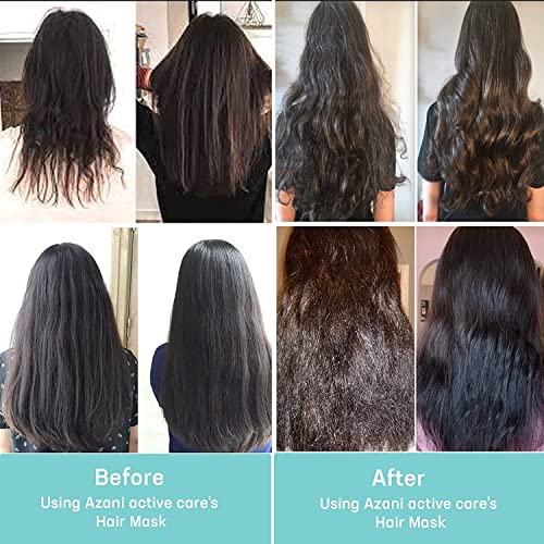 Azani Biotin Collagen Keratin Hair Mask For Repair & Growth| For Deep Conditioning, Nourishment For Thin, Dry & Damaged Hair | Hair Volumizer -6.76 Oz #TOP4