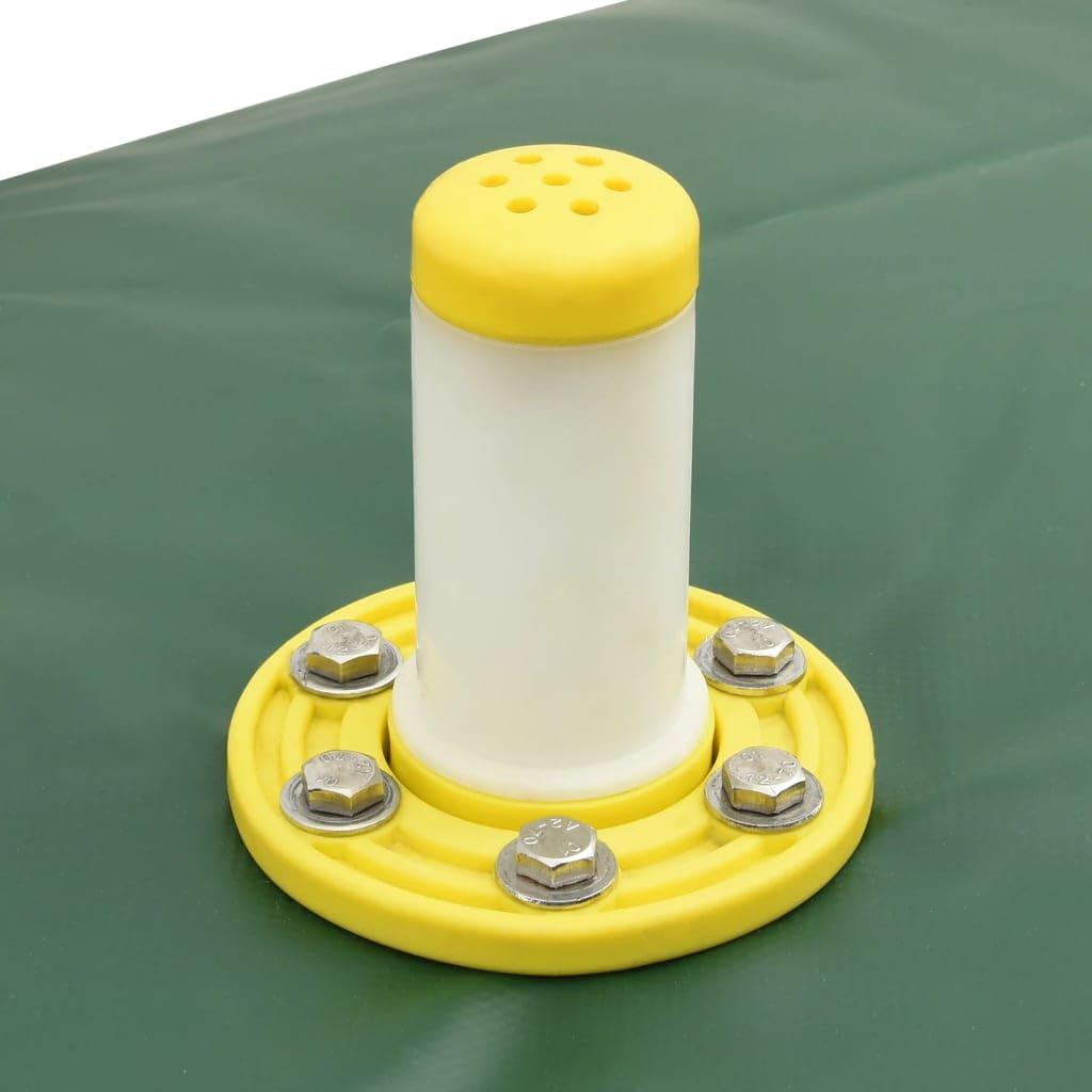Depósito de agua plegable de PVC 5000 L con grifo rectangular de 250 x 200 x 100 cm, ideal para riego de jardín, aspersor, manguera de goteo, bomba e invernadero
