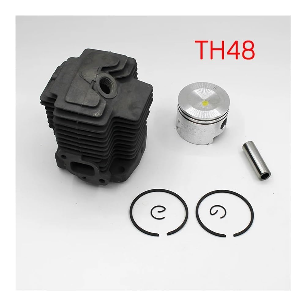 Kit de pistón de cilindro de 41,5 mm y 44 mm compatible con K-wasaki TH48, TH43, Kbl48, KBH48, TH430, KBH43A, KAAZ, cortadora de césped, desbrozadora, pieza de motor. Piezas de repuesto(Th43 41.5mm)